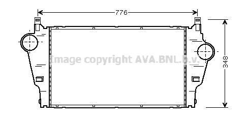 AVA QUALITY COOLING Интеркулер RT4295